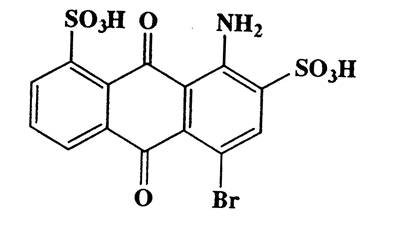 8-Amino-5-bromo-9,10-dioxo-9,10-dihydroanthracene-1,7-disulfonic acid,CAS 82-32-6,462.25,C14H8BrNO8S2
