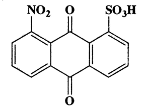 8-Nitro-9,10-dioxo-9,10-dihydroanthracene-1-sulfonic acid,1-Anthracenesulfonic acid,9,10-dihydro-8-nitro-9,10-dioxo-,CAS 129-37-3,333.27,C14H7O7S
