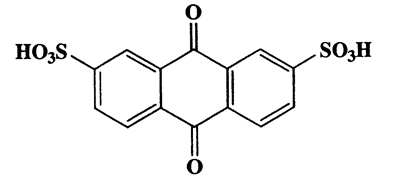 9,10-Dioxo-9,10-dihydroanthracene-2,7-disulfonic acid,2,7-Anthracenesulfonic acid,9,10-dihydro-9,10-dioxo-,CAS 84-49-1,368.34,C14H8O8S2