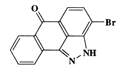 Anthra[1,9-cd]pyrazol-6(2H)-one,3-bromo-,Anthra[1,9-cd]pyrazol-6(2H)-one,3-bromo-,CAS 6375-33-3,299.12,C14H7BrN2O