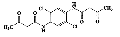 Butanamide,N,N-(2,5-dichloro-1,4-phenylene)bis(3-oxo-,CAS 42487-09-2,345.18,C14H14Cl2N2O4