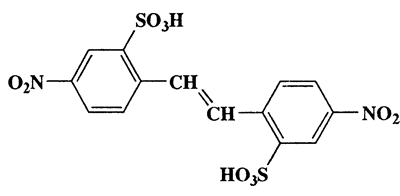 (E)-2-(2-sulfo-4-nitrostyryl)-5-nitrobenzenesulfonic acid,Benzenesulfonic acid,2,2'-(1,2-ethenediyl)bis[5-nitro-,CAS 128-42-7,430.37,C14H10N2O10S2