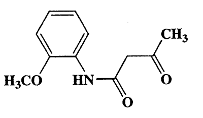 N-(2-methoxyphenyl)-3-oxobutanamide,Butanamide,N-(2-methoxyphenyl)-3-oxo-,CAS 92-15-9,207.23,C11H13NO3