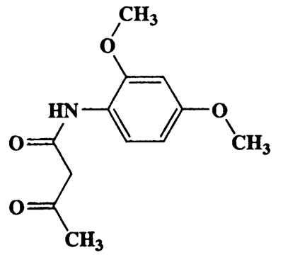 N-(2,4-dimethoxyphenyl)-3-oxobutanamide,Acetoacetanilide,2',4'-dimethoxy-,CAS 16715-79-0,237.25,C12H15NO4