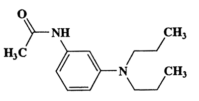 N-(3-(dipropylamino)phenyl)acetamide,Acetamide,N-[3-(dipropylamino)phenyl]-,CAS 51732-34-4,234.34,C14H22N2O