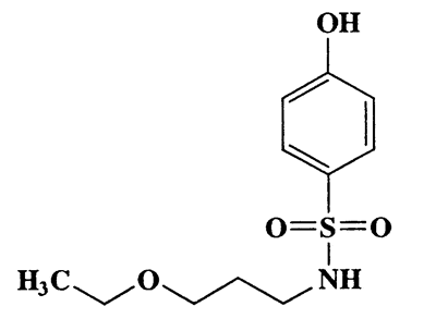 N-(3-ethoxypropyl)-4-hydroxybenzenesulfonamide,259.32,C11H17NO4S