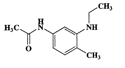 N-(3-(ethylamino)-4-methylphenyl)acetamide,Acetamide,N-[3-(ethylamino)-4-niethylphenyl]-,CAS 63134-04-3,192.26,C11H16N2O