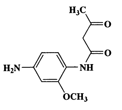 N-(4-amino-2-methoxyphenyl)-3-oxobutanamide,o-Acetanisidide,4'-amino-,CAS 5329-15-7,222.24,C11H14N2O3