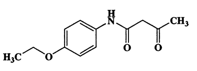 N-(4-ethoxyphenyl)-3-oxobutanamide,Butanamide,N-(4-ethoxyphenyl)-3-oxo-,CAS 122-82-7,221.25,C12H15NO3