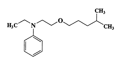 N-ethyl-N-isohexyloxyethylaniline,249.39,C16H27NO