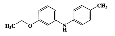 N-p-tolyl-m-phenetidine,Benzenamine,3-ethoxy-N-(4-methylphenyl)-,CAS 6364-27-8,227.30,C15H17NO