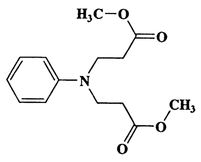 N,N-bis(3-methoxy-3-oxopropyl)benzenamine,N,N-Bis(3-methoxy-3-oxopropyl)benzenamine,CAS 53733-94-1,265.31,C14H19NO4
