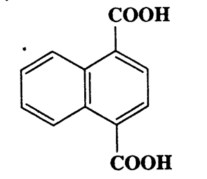 Naphthalene-1,4-dicarboxylic acid,1,4-Naphthalenedicarboxylic acid,CAS 605-70-9,216.19,C12H8O4