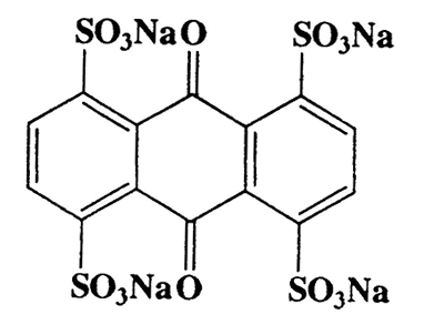 Sodium 9,10-dioxo-9,10-dihydroanthracene-1,4,5,8-tetrasulfonate,616.39,C14H4Na4O14S4