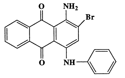 1-Amino-2-bromo-4-(phenylamino)anthracene-9,10-dione,9,10-Anthracenedione,1-amino-2-bromo-4-(phenylamino)-,CAS 1564-71-2,393.23,C20H13BrN2O2