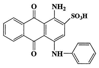 1-Amino-9,10-dioxo-4-(phenylamino)-9,10-dihydroanthracene-2-sulfonic acid,2-Anthracenesulfonic acid,1-amino-9,10-dihydro-9,10-dioxo-4-(phenylamino)-,CAS 2786-71-2,394.4,C20H14N2O5S