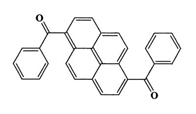 1,6-Dibenzoylpyrene,Methanone,1,6-pyrenediylbis[phenyl-,CAS 54811-16-4,410.46,C30H18O2