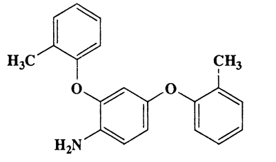 2,4-Bis(o-tolyloxy)benzenamine,Benzenamine,2,4-bis(2-methylphenoxy)-,CAS 73637-04-4,305.37,C20H19NO2