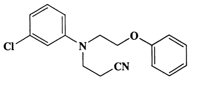 3-Chloro-N-cyanoethyl-N-phenyloxyethylaniline,Propanenitrile,3-[(3-chlorophenyl)(2-phenoxyethyl)amino]-,CAS 83543-34-4,300.78,C17H17ClN2O