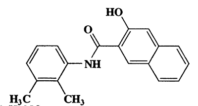 3-Hydroxy-2',3'-dimethyl-2-naphthanilide,2-Naphtho-2',3'-xylidoide,3-hydroxy-,CAS 6358-02-7,291.34,C19H17NO2