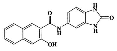 3-Hydroxy-N-(2-oxo-5-benzimidazolinyl)-2-naphthamide,2-Naphthalenecarboxmide,N-(2,3-dihydro-2-oxo-1H-benzimidazol-5-yl)-3-hydroxy-,CAS 26848-40-8,319.31,C18H13N3O3
