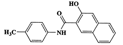 3-Hydroxy-N-p-tolyl-2-naphthamide,2-Naphthalenecarboxamide,3-hydroxy-N-(4-methylphenyl)-,CAS 3651-62-5,277.32,C18H15NO2
