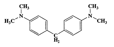 4-(4-(Dimethylamino)benzyl)-N,N-dimethylbenzenamine,Methyl,bis[4-(dimethylamino)phenyl]-,CAS 137198-51-7,254.37,C17H22N2