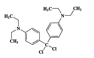 4-(Dichloro(4-(diethylamino)phenyl)methyl)-N,N-diethylbenzenamine,Benzenamine,4,4-(dichloromethylene)bis[N,N-diethyl-,CAS 6471-79-0,379.37,C21H28Cl2N2