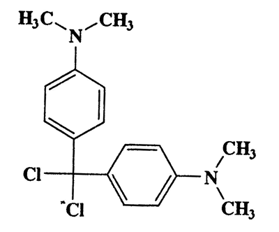 4-(Dichloro(4-(dimethylamino)phenyl)methyl)-N,N-dimethylbenzenamine,323.26,C17H20Cl2N2