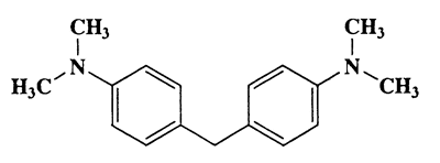 4,4'-Bis(N,N-dimethyl)aminodiphenylmethane,4-[(4-dimethylaminophenyl)methyl]-N,N-dimethyl-aniline,Benzenamine,4,4,-methylenebis[N,N-dimethyl-,CAS 101-61-1,254.37,C17H22N2