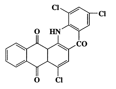 6,10,12-Trichloronaphtho[2,3-c]acridine-5,8,14(5aH,13H,13bH)-trione,430.67,C21H10Cl3NO3