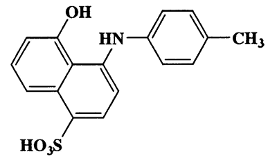 8-(4-Methylanilino)-1-naphthol-5-sulfonic acid,1-Naphthalenesulfonic acid,5-hydroxy-4-[(4-methylphenyl)amino]-,CAS 6357-83-1,329.37,C17H15NO4S