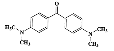 Bis(4-(dimethylamino)phenyl)methanone,Methanone,bis[4-(dimethylamino)phenyl]-,CAS 90-94-8,268.35,C17H20N2O