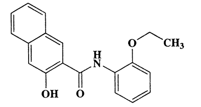 N-(2-ethoxyphenyl)-3-hydroxy-2-naphthamide,2-Naphthalenecarboxamide,N-(2-ethoxyphenyl)-3-hydroxy-,CAS 92-74-0,307.34,C19H17NO3