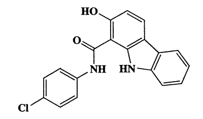 N-(4-chlorophenyl)-2-hydroxy-9H-carbazole-1-carboxamide,9H-carbazole-1-carboxamide,N-(4-chlorophenyl)-2-hydroxy-,CAS 23077-61-4,336.77,C19H13ClN2O2
