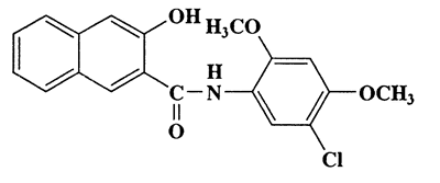 N-(5-chloro-2,4-dimethoxyphenyl)-3-hydroxy-2-naphthamide,2-Naphthalenecarboxamide,N-(5-chloro-2,4-dimethoxyphenyl)-3-hydroxy-,357.79,C19H16ClNO4