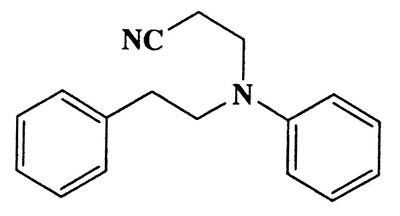 N-cyanoethyl-N-phenylethylaniline,Propanenitrile,3-[phenyl(2-phenylethyl)amino]-,CAS 17601-74-0,250.34,C17H18N2