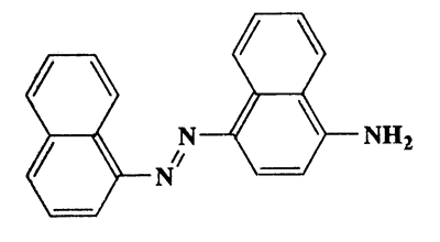 4-(Naphthalen-1-yldiazenyl)naphthalen-1-amine,1-Naphthalenamine,4-(1-naphthalenylazo)-,CAS 2835-61-2,297.35,C20H15N3